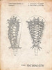 PP916-Vintage Parchment Lacrosse Stick Patent Poster Poster Print - Cole Borders