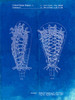 PP916-Faded Blueprint Lacrosse Stick Patent Poster Poster Print - Cole Borders