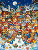 Teddy Bear Christmas Poster Print - Bill Bell