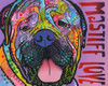 Mastiff Love Poster Print - Russo Collection Dean