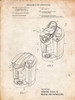 PP907-Vintage Parchment Keurig Patent Poster Poster Print - Cole Borders