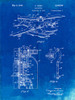 PP500-Faded Blueprint Early Helicopter Patent Poster Poster Print - Cole Borders