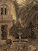 The Loggia and Fountain Poster Print - David Parks