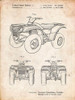 PP902-Vintage Parchment Kawasaki Prairie Patent Poster Poster Print - Cole Borders