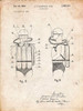 PP897-Vintage Parchment Jacques Cousteau Diving Suit Patent Poster Poster Print - Cole Borders