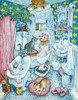 Bathroom Girl Poster Print - Bill Bell