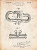 PP896-Vintage Parchment Jacques Cousteau Diving Mouthpiece Patent Poster Poster Print - Cole Borders