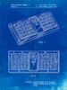 PP872-Faded Blueprint Hasbro Concept Game Patent Poster Poster Print - Cole Borders