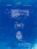 PP1099-Faded Blueprint Thompson Submachine Gun Patent Poster Poster Print - Cole Borders
