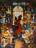 Antique Lady Red Coat II Poster Print - Bill Bell