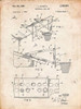 PP454-Vintage Parchment Basketball Adjustable Goal 1962 Patent Poster Poster Print - Cole Borders