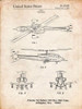 PP876-Vintage Parchment Helicopter Patent Print Poster Print - Cole Borders