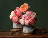 Double Pastel Petal Perfection Poster Print - Leah Mclean