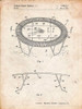 PP1111-Vintage Parchment Trampoline Patent Poster Poster Print - Cole Borders