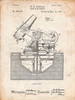 PP445-Vintage Parchment Military Mortar Launcher Patent Poster Poster Print - Cole Borders PP445-Vintage Parchment Military Mortar Launcher Patent Poster Poster Print - Cole Borders