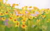 Field of Sunflowers Poster Print - Anne Becker