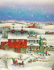 Country Christmas Poster Print - Bill Bell