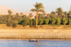 Scenic sailing on the Nile. Sunset at Luxor-Egypt. Poster Print - Tom Norring