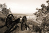 Lookout Cannon Sepia Glow Poster Print - Rachel Lee