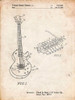 PP818-Vintage Parchment Floyd Rose Guitar Tremolo Patent Poster Poster Print - Cole Borders