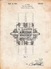 PP838-Vintage Parchment Ford Crank Shaft 1920 Patent Poster Poster Print - Cole Borders