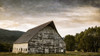 White Barn Poster Print - Don Schwartz