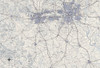 Dallas Map B Poster Print - ArtLab GI