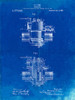 PP835-Faded Blueprint Ford Carburetor 1916 Patent Poster Poster Print - Cole Borders