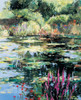 Pond of Flowers I Poster Print - Unknown