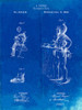 PP811-Faded Blueprint Firefighter Suit 1880 Patent Poster Poster Print - Cole Borders