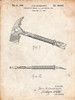 PP812-Vintage Parchment Firemans Axe 1940 Patent Poster Poster Print - Cole Borders