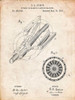 PP793-Vintage Parchment Edison Dynamo Electrical Generator Patent Print Poster Print - Cole Borders