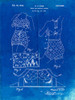 PP325-Faded Blueprint Bathing Suit 1940 Poster Poster Print - Cole Borders