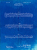 PP801-Faded Blueprint Engineers Slide Rule Patent Poster Poster Print - Cole Borders