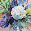 Hydrangea Chinoiserie I Poster Print - Jeanette Vertentes