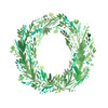 Wreath 6 Poster Print - Erin Lin