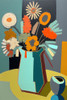 Mid Century Flower Still II Poster Print - Andrea Haase