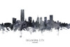 Oklahoma City Skyline Poster Print - Michael Tompsett