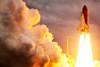 Space Shuttle Atlantis STS-135 Launch in 2011 Poster Print - NASA