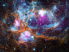 NGC 6357 in the constellation Scorpius Poster Print - NASA