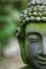 Green Buddha Statue Head I Poster Print - Artographie