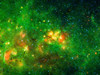 Green and Yellow Nebula Poster Print - NASA
