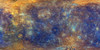 Map of Mercury 2017 with Enhanced Color Poster Print - NASA