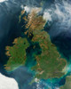 Great Britain and Ireland Viewed from Space Poster Print - NASA