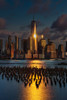 World Trade Center at Sunset Poster Print - Franklin Kearney