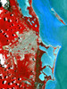 Cancun - Yucatan Peninsula - Mexico Viewed from Space Poster Print - NASA