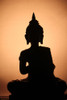 Buddha Statue Shadow Poster Print - Artographie
