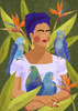 Frida and birds Poster Print - Raissa Oltmanns