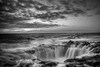 Waterfalls at Oceans Edge Poster Print - Artographie