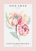 Non Arte rose flower Poster Print - Boisen Rikke Londager